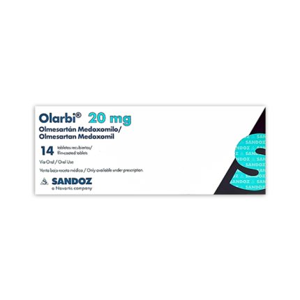 Imagen de OLARBI 20 MG X 14 TABLETAS